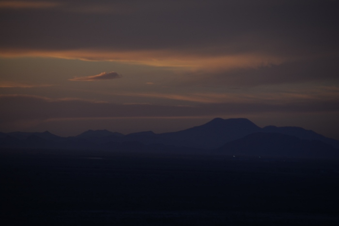 sunset from the Sunset Trail